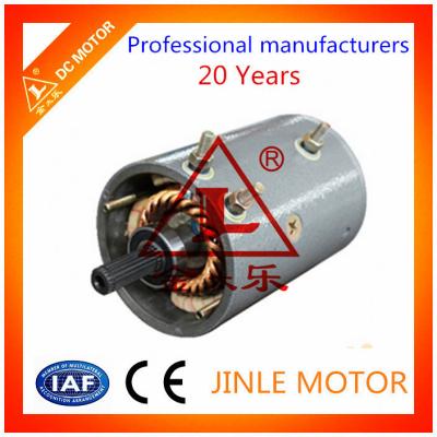 China motor hidráulico bidireccional de 12V 1.4kw DC para la elevación de la carretilla elevadora en venta