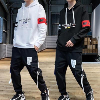 China 2019 Anti-Static Korean Style Copy 2 Piece Set HoodiesTracksuits For Men for sale