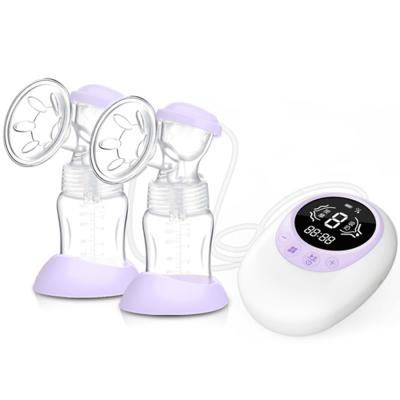 China BPA Free Breast Pump Machine Wireless Double Electric Breast Pump Hands Free for sale