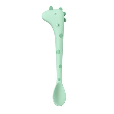 China BPA Free Smart Kids Feeding Training Spoon With Temperature Display And BPA Free for sale