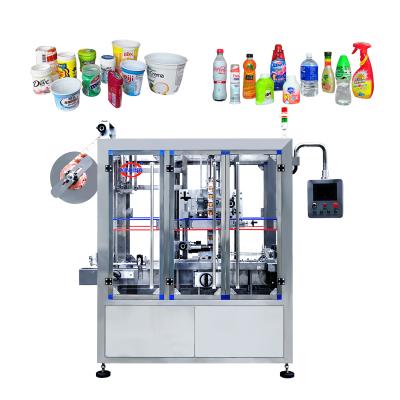 China Automatic CLOTHING Bottles / Jars Shrink Sleeve Labeling Machine With Shrink Tunnel for sale