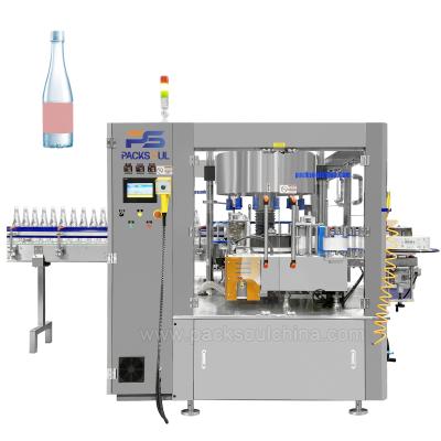 China Hot Food Automatic Round Bottle OPP BOPP Melt Labeling Machine Price Top OPP Glue Labeler Supplier for sale