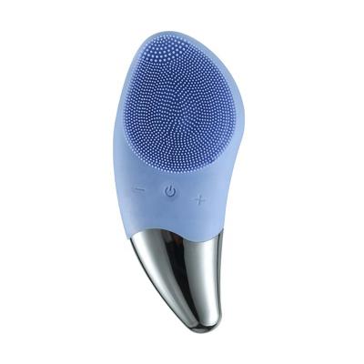 China The other new product 2021 hotselling USB LED facial cleaning brush multifunctional electric rechargeable therapy silicone facial light for sale