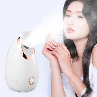 China New Product Wholesale New Product Portable Flame Black Face Spa Lamp Holder Sauna Inhaler Sauna Inhaler Factory DEEP CLEANING Facial Steamer for sale