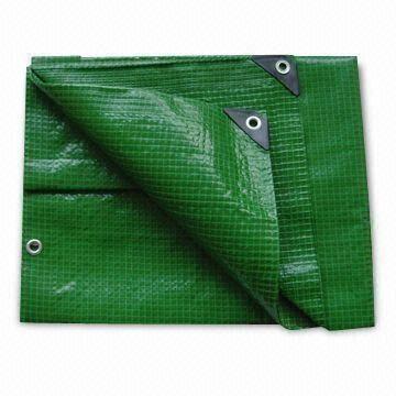 China green color pe tarpaulin for hay tarps and trailer cover for sale