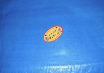 China Blue/silver laminated heavy duty pe tarpaulin fabric for sale