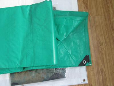 China 120gsm GREEN/GREY TARPAULIN SHEETS for sale