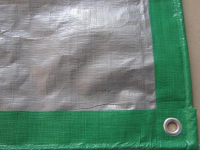 China green color waterproof and UV treatment HDPE TARPAULIN SHEET for sale