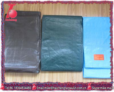 China Solid poly tarps,marine canvas waterproof,pp pe woven landscape fabric for sale