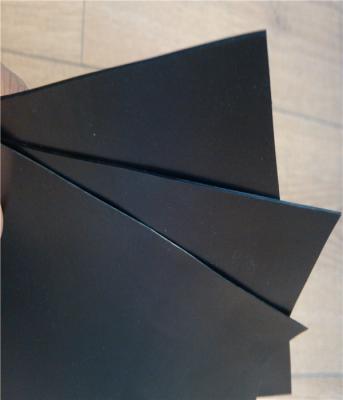 China 1.0mm black color plastic film HDPE Geomembrane for landfill liners for sale