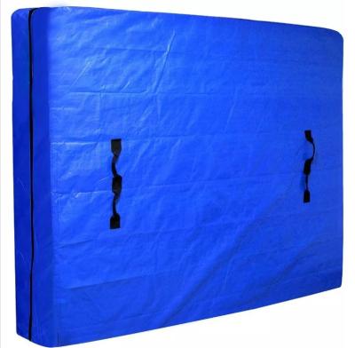 China Heavy Duty Tarp Reusable Mattress Storage Bag Easy Carrier Mattress Moving Bag Cover for sale