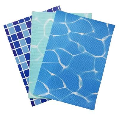 China 1.5mm thickness mosaic pattern printing Swimming Pool Pond Liner PVC Vinyl Swimming Pool Liners en venta