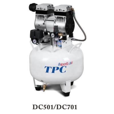 China TPC Air Compressor Oil Free Dental Mute Oil Free Dental Air Compressor For 2 Dental Chairs for sale