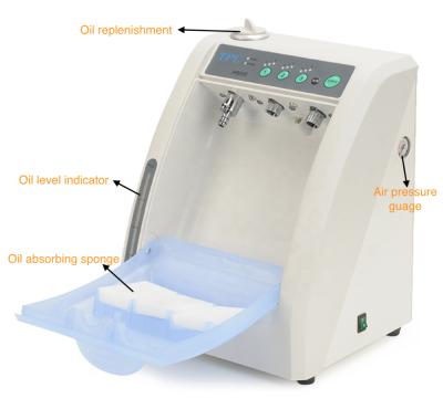 China Dental Area Dental Handpiece Lubricating Dental Equipment Handpiece Lubricator Cleaning Machine for sale