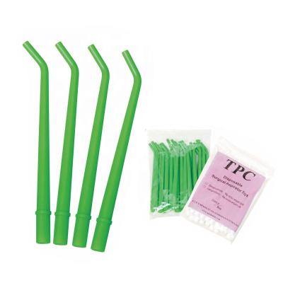 China Plastic Dental TPC Disposable Surgical Evacuator Tip Dental Consumable Suction Tips for sale