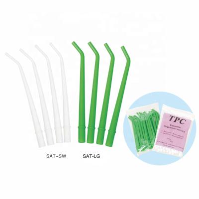 China Dental Area Dental Disposable Suction Tips Water Air Mist Surgical Aspirator Tips For Suction System for sale