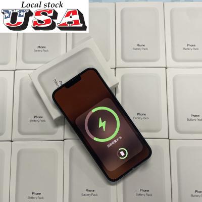 China Portable Mini Wireless Charger Appl Power Battery Charger USA Warehouse Dropshipping Original Ultra Thin Magnetic Mobile Phone Battery Pack Powerbank for sale