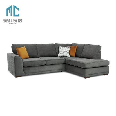 China Nordic L-shape Extended Sofa Technology Fabric Latex Style Fabric Sofa Modern Living Room Sofa for sale