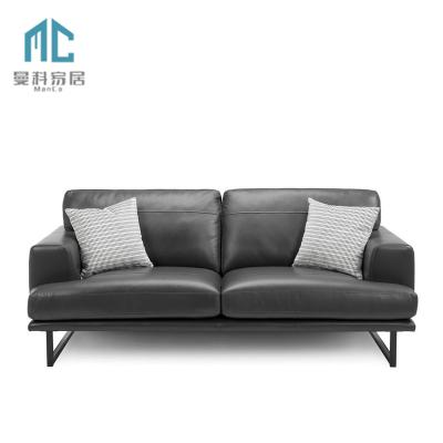 China Reclining Leather Couch Living Room Design Living Room PU Sofa 2 Seater for sale