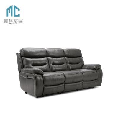 China Factory Supply Recliner Sofa Set Modern Recliner Lounge Extended Chair,Sectional Extended Genuine Leather Sofa for sale