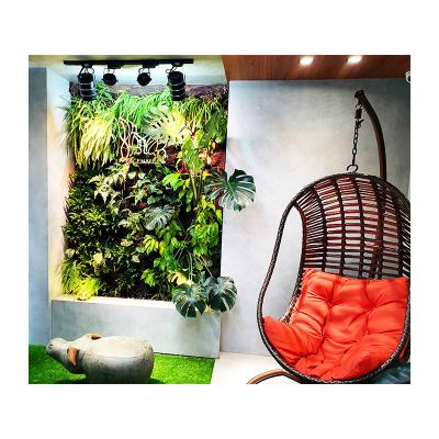 China Plant Home Artificial Quasi-Eco Green Wall Deco Garden Decoration Cushion Wood Panel for Decorating Garden Wall for sale