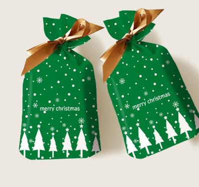 China New Design Perfect Printing Recyclable Wholesale Christmas Large Drawstring Bags For Sale for sale