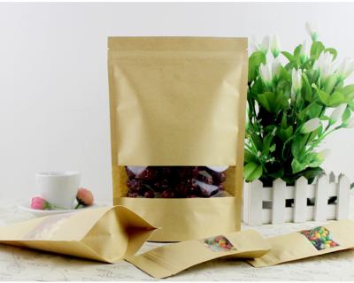 China Custom Printed Moisture Proof Stand Up Bags Eco-Friendly Resealable Packaging Black Stand Up Bags With Clear Window for sale