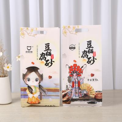 China Plastic Packaging Bag Four Side Heat Seal Moisture Proof Color Printed Bag for sale