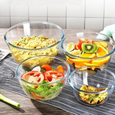 China Wholesale Elegant Dessert Viable Salad Storage Glass Bowls From China Produce Manufacturer for sale