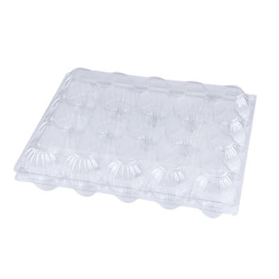 China 100% Food Grade Materials Quality Assurance Disposable Clear Plastic Egg Wrappers Tray For Food Shop /Restaurant for sale