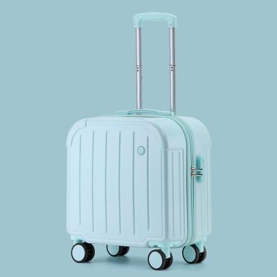 China Lightweight ABS Trolley Luggage Small Luggage Spinner Suitcase Travel Suitcase For Girl for sale