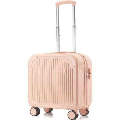 China Mini Luggage Suitcase Factory Carry On Hard Luggage Suitcase Travel Trolley Case Small Size Bags With ABS for sale