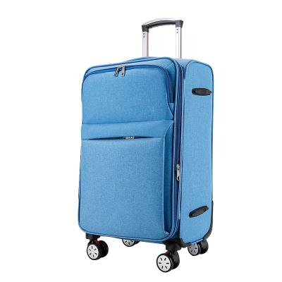 China Waterproof Soft Suitcases 3 Piece Trolley Luggage Cloth Oxford Sets Travel Suitcase Wholesale Unisex Style Soft Luggage for sale