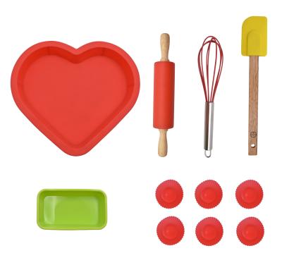 China Sustainable Bakeware Accessories DIY Silicone Cake Tools Baking Tool Kit for sale