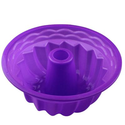 China Viable Wholesale Baking Tool Cake Silicone Mold Muffin Baking Pan for sale