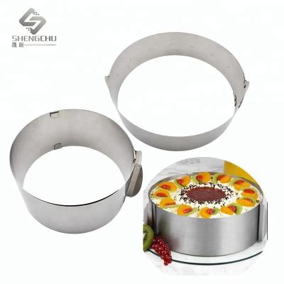 China 16-30cm Adjustable Stainless Steel Cake Slicer for sale