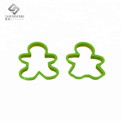 China 10pcs Viable Plastic Biscuit Cutter Christmas Baking Tool for sale