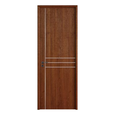 China Economic Eco - Friendly Decoration Natural Oak Pvc Mdf Old Interior Wooden Doors For Home Office For Africa Asia for sale