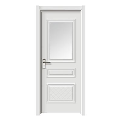 China Homes Room Armored Interior Room Door PVC Solid Wood/MDF Decoration White Color/Custom Pre-Hung Doors for sale