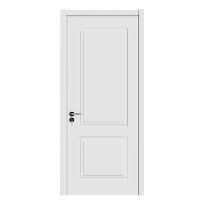 China European modern fashion 2 panel interior decoration/particleboard pvc skin MDF/solid skin wood door leaf interior doors set for houses for sale