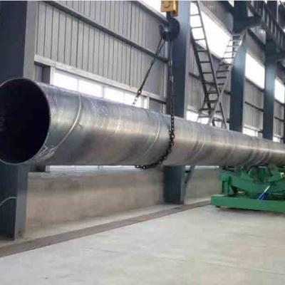 China Structure Pipe Diameter 6m Large Into 12m SSAW Submerged Arc Spiral Welded Pipe for sale