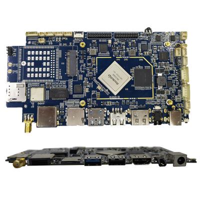 China Digital Signage/CMS/Kiosk/Education with 2.4ghz/5ghz wifi antenna external LAN 4g RK3399 Android TV box motherboards for sale