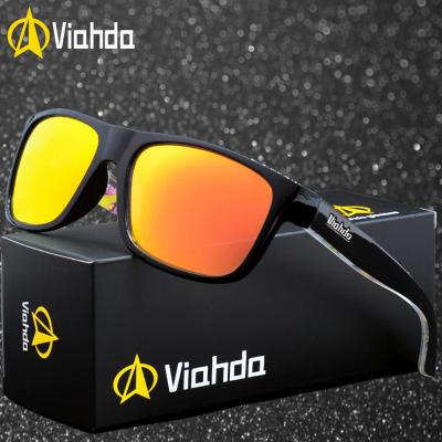 China 15 Years Experience Viahda UV400 Polarized Driving Sunglasses Men Male Retro Sun Glasses For Men Brand Luxury Mirror Shades Oculos for sale