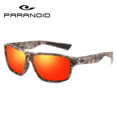 China 15 Years Experience PARANOID Camouflage Designer Sports Sunglasses For Men Driving Custom Polarized Sunglasses for sale