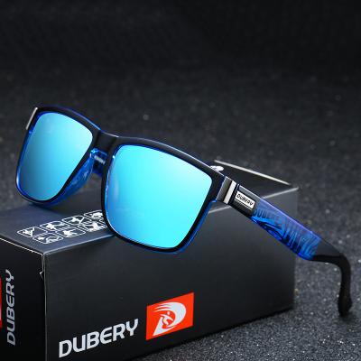 China 15 Years Experience DUBERY Brand Design Polarized Shades Male Vintage Sun Glasses Driver Men Sunglasses For Summer Square UV400 Oculos Mirror Men for sale