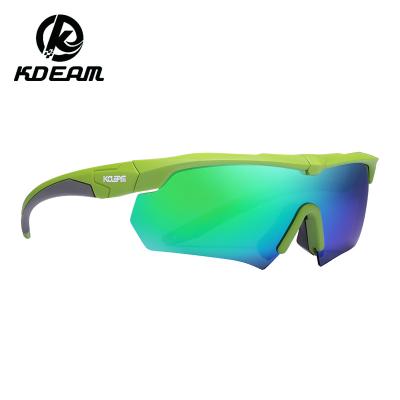 China 15 Years Wholesale Experience KDEAM Create Your Own Design TR90 Sunglasses Men Motorcycle High Quality 2019 Cycling Glasses for sale