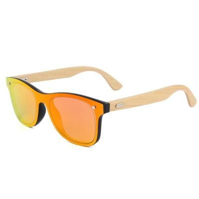 China 15 Years OEM Experience Of Fashionable Mirror Frameless Custom Wooden Sunglasses for sale