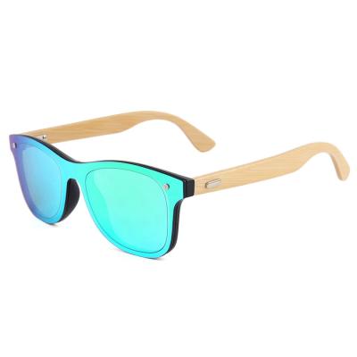 China 15 Years Experience New Arrival Wooden Custom Logo Mirror Glasses 2020 Glass Flat Sunglasses for sale