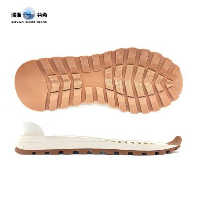 China RISVINCI 2023 Good Quality Durable Outsole Women Color Men Casual TPR Sneaker Walking Normal Double Sole for sale