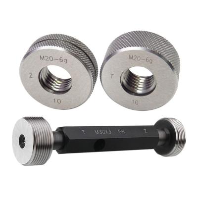 China Metric Standard Thread Quality Assurance Screw Bolt Inspection Gauge Fasteners Measuring Tool Thread Ring Gauges for sale